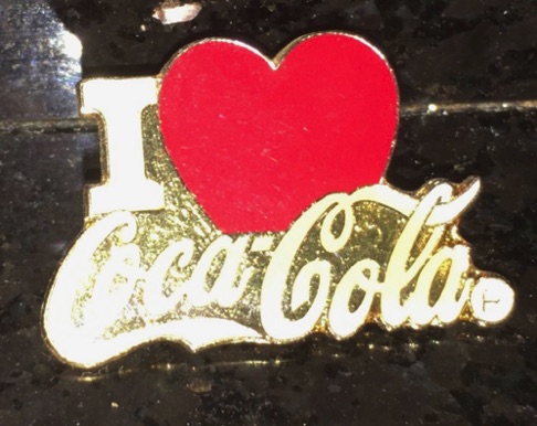 4826-1 € 1,50 coca cola pin I love